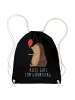 Mr. & Mrs. Panda wander rucksack Igel Luftballon mit Spruch in Schwarz