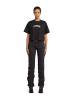 G-Star Raw G-Staq Low Bootcut Jeans worn in black obsidian