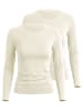 Nina von C. 2er Pack Langarm Shirt in champagner