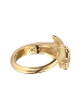 KUZZOI Ring 925 Sterling Silber in Gold