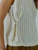 Norr Hemd Frikka in Light yellow stripe