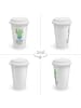 Mr. & Mrs. Panda To Go Becher Kaktus Happy mit Spruch in Weiß