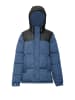 myMo Damen Wattierte Steppjacke in Dunkelblaugrün Schwarz