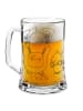 Mr. & Mrs. Panda Gravur Bierkrug Pinguin & Maus Wanderer ohne Sp... in Transparent