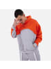 Ossy Homer Hoodie Kapuzenpullover Unisex Oversize in Orange-GRau