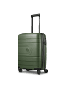 Redolz Essentials 11 4 Rollen Kabinentrolley 55 cm mit Dehnfalte olive