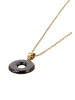 usha WHITE LABEL Women Chain Necklace in Gold Black