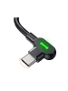 Wisam® USB-C auf USB-C Schnell-Ladekabel 60W Kabel, 2m Schwarz