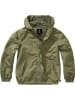 Brandit Kinder Funktionsjacke "Kids Summer Frontzip Windbreaker" in Grün