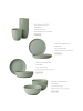Mepal 8-tlg. Geschirr-Set Silueta in Nordic Black