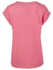 Urban Classics Urban Classics Damen Ladies Extended Shoulder Tee in pinkgrapefruit