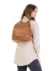 Cluty Rucksack echt Leder in cognac