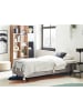 Beliani Einzelbett DUKE II in Grau/Schwarz - (W) 80 x (H) 37 x (L) 200 cm