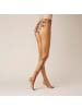 Kunert Feinstrumpfhose Elegant Flower Blumenmuster in golden
