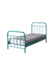 58 aufm Kessel METALLBETT Karlyn 210x111x98 aus Metall in Türkis