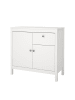 ebuy24 Sideboard Madrid Weiß 83 x 39 cm