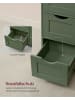 VASAGLE Badezimmerschrank Sofie in Waldgrün - (B)30 x (H)82 x (T)55 cm