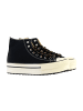 Victoria Hohe Sneaker mit Schnürung Schwarz