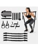 relaxdays Pilates Bar Kit in Schwarz