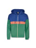 MANITOBER Cut & New Sweatjacke in Blue/Peach/Green