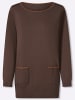 Sieh an! Longpullover in schoko