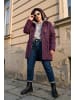 Ulla Popken Funktionsjacke in brombeere
