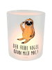 Mr. & Mrs. Panda Outdoor Windlicht Faultier Vogel mit Spruch in Transparent