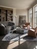 KADIMA DESIGN Kurzflorteppich Abstrakt pflegeleicht Wohnzimmer Schlafzimmer Flur in Grau