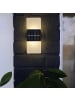 STAR Trading Solar Wandlampe ,Wally Frost', Dämmerungssensor, 2 Lichteinstellungen,
