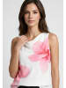 Usha Women Top in offwhite pink