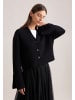 Seidensticker Strick-Jacke Oversized in Schwarz