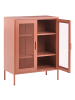 Beliani Sideboard WAKATIPU in Braun - (W) 80 x (H) 102 x (L) 40 cm