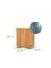 relaxdays Pflanztisch in Orange - (B)75 x (H)90 x (T)40 cm
