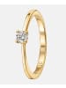 Diamant L'éternel Ring aus 585 Gelbgold mit 0.15 Karat Diamant