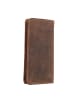 Greenburry Vintage Stifteetui Leder 8,5 cm in braun