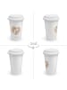 Mr. & Mrs. Panda To Go Becher Otter Herz ohne Spruch in Weiß