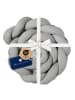nordic coast company  Bettschlange geflochten, waschbar, feste Enden, extra breit Jersey