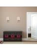 relaxdays Wandlampe in Beige