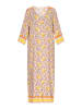 gaya Women Dress in Yellow Multicolor