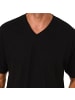 NORMANN Single-Jersey Shorty in schwarz