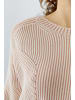 Oui Pullover in white red