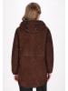 DreiMaster Vintage Coat in chocolate black