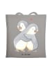 Mr. & Mrs. Panda Tasche Pinguine Kuscheln ohne Spruch in Light Grey