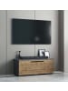 ebuy24 TV Tisch ArilaL 13 Anthrazit 95 x 40 cm