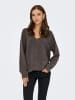 ONLY Strickpullover in Chocolate Torte