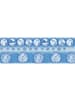 Buntpapierfabrik Ludwig Bähr Transparentpapier 115g/qm A4 Packung mit 25 Blatt Weihnachtskugeln blau