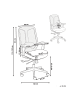 Beliani Professioneller Bürostuhl ZELAR in Beige/Weiß - (W) 64 x (H) 100 x (L) 60 cm