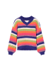IZIA Women Sweater in blue multicolor