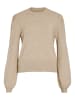 Vila Strickpullover in Natural Melange