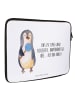 Mr. & Mrs. Panda Notebook Tasche Pinguin Lolli mit Spruch in Weiß